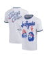 Фото #1 товара Men's White Cheech Chong Los Angeles Baseball Ringer T-Shirt