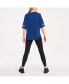 DKNY Women's Sport Blue New York Rangers Diana Tri-Blend Oversized T-Shirt