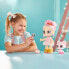 Kindi Kids 50116 Fun Time Friends Bella Bow - 25 cm Doll for Nursery Children and 2 Shopkin Accessories, Single Bed, Multicoloured, 3.98 x 5.55 x 9.96 Inches