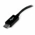 Кабель Micro USB Startech UUSBOTG USB A Micro USB B Чёрный