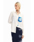 ფოტო #1 პროდუქტის Women's Patchwork pocket daisy shirt