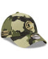 Фото #1 товара Men's Camo Chicago Cubs 2022 Armed Forces Day 39THIRTY Flex Hat
