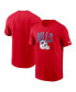 ფოტო #1 პროდუქტის Men's Red Buffalo Bills Team Athletic T-shirt