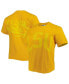 ფოტო #1 პროდუქტის Women's Gold LSU Tigers Vintage-Like Tubular Hyper Bright 2-Hit Cropped T-shirt