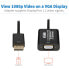 Фото #4 товара Tripp P134-06N-VGA-V2 DisplayPort to VGA Active Adapter Video Converter - DP ver 1.2 (M/F) - 6-in. (15.24 cm) - 0.15 m - DisplayPort - VGA (HD15) - Male - Female - Gold