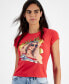 Фото #3 товара Women's Call Me Graphic Print Crewneck T-Shirt