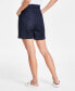 Фото #2 товара Women's High-Rise Tied-Belt Shorts, Created for Macy's