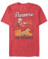 Фото #1 товара Disney Men's The Emperor's New Groove Kuzco Beware of The Groove Short Sleeve T-Shirt