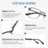 Фото #7 товара Cyxus Unisex Blue Light Filter Glasses, Without Visual Strength, Computer Gaming Glasses, UV Protective Glasses Against Headaches, Classic Retro Glass Frame
