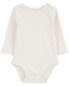 Фото #2 товара Baby Waffle Knit Long-Sleeve Bodysuit NB