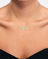 ფოტო #2 პროდუქტის Diamond Mama 18" Pendant Necklace (1/10 ct. t.w.) in 14k Gold-Plated Sterling Silver