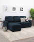 Фото #7 товара Newton 82" Fabric 2 Piece Sleeper Sofa Sectional with Storage