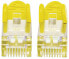 Фото #2 товара Intellinet Network Patch Cable - Cat6A - 3m - Yellow - Copper - S/FTP - LSOH / LSZH - PVC - RJ45 - Gold Plated Contacts - Snagless - Booted - Lifetime Warranty - Polybag - 3 m - Cat6a - S/FTP (S-STP) - RJ-45 - RJ-45