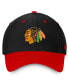 Фото #2 товара Men's Black, Red Chicago Blackhawks Authentic Pro Rink Two-Tone Flex Hat