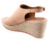 Фото #5 товара Softwalk Hixson S2207-749 Womens Beige Leather Wedges Sandals Shoes