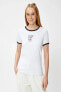 Beyaz Kadın T-Shirt 3SAK50026PK