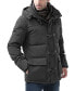 Men Hooded Toggle Down Parka Coat