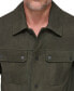 ფოტო #4 პროდუქტის Men's The Laredo Leather Overshirt