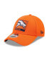 Фото #1 товара Men's Orange Denver Broncos Framed AF 9FORTY Snapback Hat