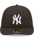 Фото #4 товара Men's New York Yankees Black, White Low Profile 59FIFTY Fitted Hat