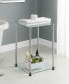 Фото #4 товара 15.75" Glass Designs2Go 2 Tier Square End Table