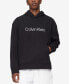 Фото #5 товара Calvin Klein Men's Relaxed Fit Standard Logo Terry Hoodie Black L