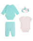 Фото #2 товара Пижама Guess Baby Girls Bodysuits with Reversible Joggers.