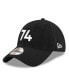 Фото #1 товара Men's Black Seattle Sounders FC 74 9TWENTY Adjustable Hat