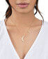 ფოტო #3 პროდუქტის Cubic Zirconia Crescent Star Charm Necklace
