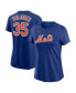 Фото #4 товара Women's Justin Verlander Royal New York Mets 2023 Name and Number T-shirt