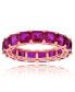 Фото #1 товара Кольцо Macy's red Princess Cut Zirconia Eternity Band.