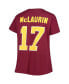 Фото #4 товара Women's Terry McLaurin Burgundy Washington Commanders Plus Size Player Name and Number V-Neck T-shirt