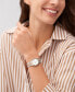 Women's Rye Three-Hand Date Two-Tone Stainless Steel Watch, 30mm