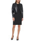 ფოტო #1 პროდუქტის Women's Faux-Leather Shrug