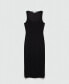 ფოტო #4 პროდუქტის Women's Straps Detail Midi-Dress