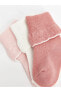 LCW baby Basic Kız Bebek Soket Çorap 3'lü