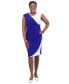 Фото #2 товара Women's Boat-Neck Extended-Shoulder Dress