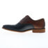 Фото #3 товара La Milano Wes A120096 Mens Black Leather Oxfords & Lace Ups Cap Toe Shoes