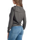 ფოტო #2 პროდუქტის Juniors' Sueded Mini-Rib Long-Sleeve Sweater