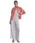 ფოტო #3 პროდუქტის Women's Roll-Tab Button-Front Crinkle Jacket