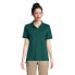 Фото #7 товара Women's School Uniform Tall Short Sleeve Interlock Polo Shirt