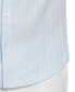 ფოტო #3 პროდუქტის Men's Dobby Short Sleeve Button-Front Striped Shirt