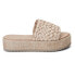 Фото #1 товара BEACH by Matisse Cairo Platform Womens Beige Casual Sandals CAIRO-926