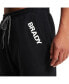 ფოტო #5 პროდუქტის Men's Black Wordmark Fleece Pants