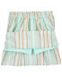 Фото #11 товара Kid 2-Piece Butterflies Flutter Top & Striped Skort Set 4