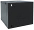 Фото #12 товара Intellinet Network Cabinet - Wall Mount (Double Section Hinged Swing Out) - 15U - Usable Depth 235mm/Width 465mm - Black - Flatpack - Max 30kg - Swings out for access to back of cabinet when installed on wall - 19" - Parts for wall install (eg screws/rawl plugs) not
