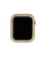 Фото #3 товара Ремешок для часов Anne Klein Gold-Tone Alloy Bumper с прозрачными кристаллами совместим со смарт-часами Apple Watch 41 мм