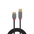 Фото #4 товара Lindy 1m USB 3.2 Type A to Micro-B Cable - Anthra Line - 1 m - USB A - Micro-USB B - USB 3.2 Gen 1 (3.1 Gen 1) - 5000 Mbit/s - Black