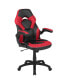Gaming Desk And Racing Chair Set With Headphone Hook, And Monitor Stand