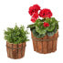 Фото #1 товара Blumentopf Holz 2er Set